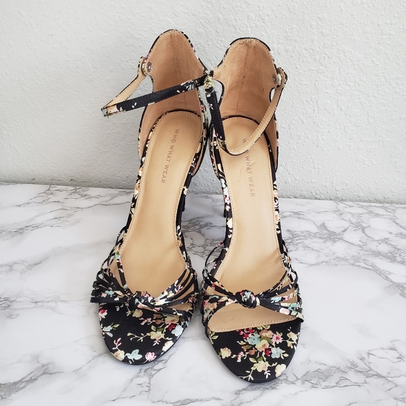Who what wear floral strappy heels - Picture 2 of 5